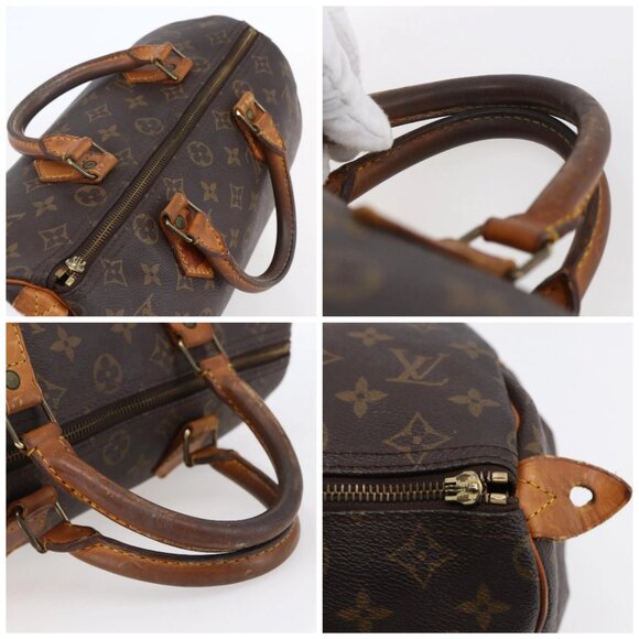 LOUIS VUITTON Monogram Speedy 30 Hand Bag M41526 LV Auth 148730 - Picture 16 of 16